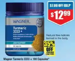 Chemist Warehouse Wagner Turmeric 3333 + offer