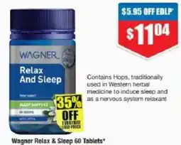 Chemist Warehouse Wagner Relax & Sleep 60 Tablets offer