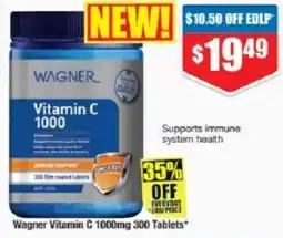 Chemist Warehouse Wagner Vitamin C 1000mg offer