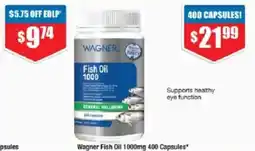 Chemist Warehouse Wagner Fish Oil 1000mg offer