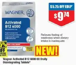 Chemist Warehouse Wagner Activated B12 6000 offer