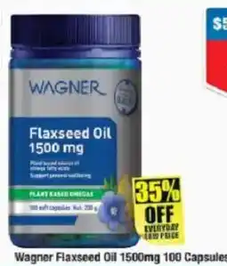 Chemist Warehouse Wagner Flaxseed Oil 1500mg offer