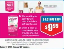 Chemist Warehouse Coloxy With Senna offer