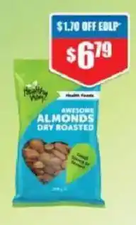Chemist Warehouse Healthy Way Awesome Almonds Dry Roasted offer