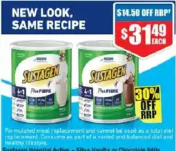 Chemist Warehouse Sustagen Plus Fibre offer