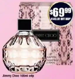 Chemist Warehouse Jimmy Choo 100ml edp offer