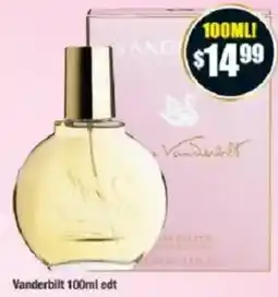 Chemist Warehouse Vanderbilt 100ml edt offer