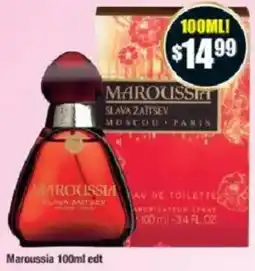 Chemist Warehouse Maroussia 100ml edt offer