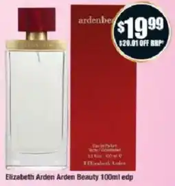 Chemist Warehouse Elizabeth Arden Arden Beauty 100ml edp offer