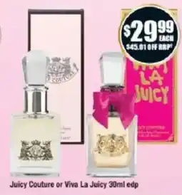 Chemist Warehouse Juicy Couture or Viva La Juicy 30ml edp offer