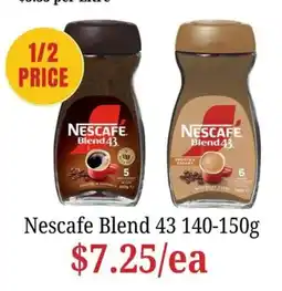 Farmer Jack's Nescafe Blend 43 offer