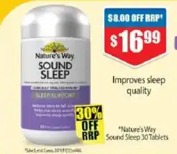 Chemist Warehouse Nature's Way Sound Sleep offer