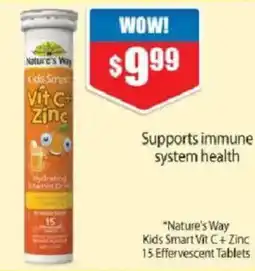Chemist Warehouse Nature's Way Kids Smart Vit C + Zinc offer