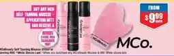 Chemist Warehouse MCoBeauty Self Tanning Mousse offer