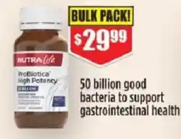 Chemist Warehouse NutraLife ProBiotic High Potency offer