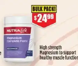 Chemist Warehouse NutraLife Magnesium Complete Forte offer