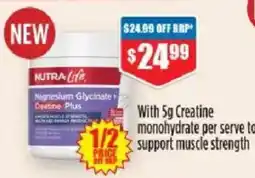 Chemist Warehouse Nutra-Life Magnesium Glycinate + Creatine Plus offer