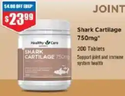 Chemist Warehouse Healthy Care Shark Cartilage offer