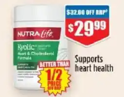 Chemist Warehouse NutraLife Kyolic Heart & Cholesterol Formula offer
