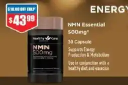 Chemist Warehouse Healthy Care NMN 500mg offer