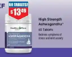 Chemist Warehouse Healthy Care Ashwagandha offer