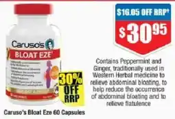 Chemist Warehouse Caruso's Bloat Eze offer