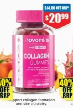 Chemist Warehouse novomins collagen gummies offer