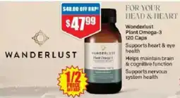Chemist Warehouse Wanderlust Plant Omega-3 offer
