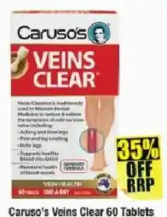 Chemist Warehouse Caruso's Veins Clear offer