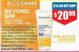 Chemist Warehouse Bioderma Photoderm Suncare Fluid SPF50+ offer