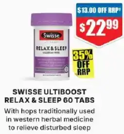 Chemist Warehouse Swisse Ultiboost Relax & Sleep offer