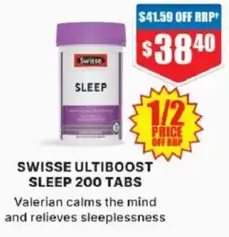 Chemist Warehouse Swisse Ultiboost Sleep 200 Tabs offer