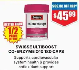 Chemist Warehouse Swisse Ultiboost Co-Enzyme Q10 offer