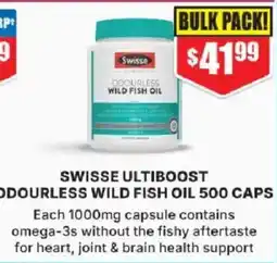 Chemist Warehouse Swisse Odourless Wild Fish Oil offer