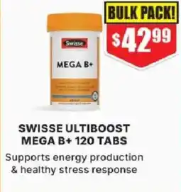 Chemist Warehouse Swisse Ultiboost Mega B+ offer
