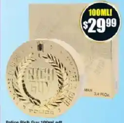 Chemist Warehouse Police Rich Guy edt offer