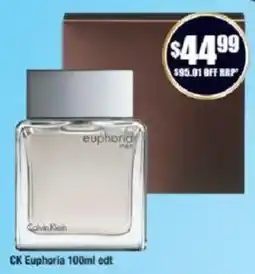 Chemist Warehouse Calvin Klein Euphoria men offer