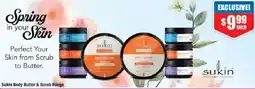 Chemist Warehouse Sukin Body Butter & Scrub Range offer