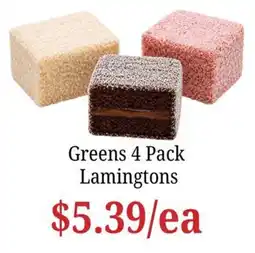 Farmer Jack's Greens Lamingtons offer