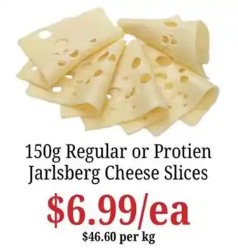 Farmer Jack's Jarlsberg Cheese Slices offer