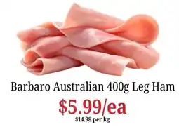 Farmer Jack's Barbaro Australian Leg Ham offer