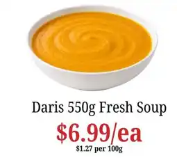 Farmer Jack's Daris Fresh Soup offer