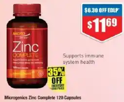 Chemist Warehouse Microgenics Zinc Complete offer