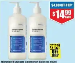 Chemist Warehouse Microshield Skincare Cleanser pH Balanced offer