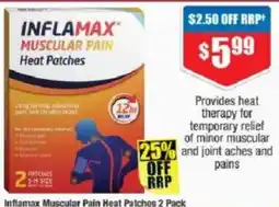 Chemist Warehouse Inflamax Muscular Pain Heat Patches offer