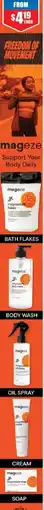 Chemist Warehouse Mageze Magnesium Bodycare Range offer