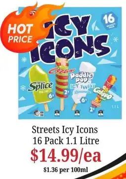 Farmer Jack's Streets Icy Icons offer