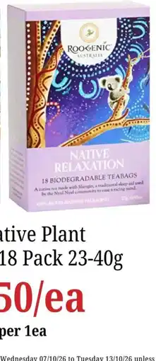 Farmer Jack's Native Plant offer