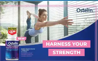 Chemist Warehouse Ostelin Vitamin D3 & K2 + Magnesium offer