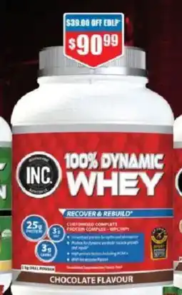 Chemist Warehouse 100% Dynamic Whey offer